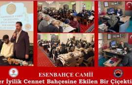 ESENBAHÇE CAMİİ RAMAZANDA 170 KİŞİYE YARDIM ULAŞTIRDI